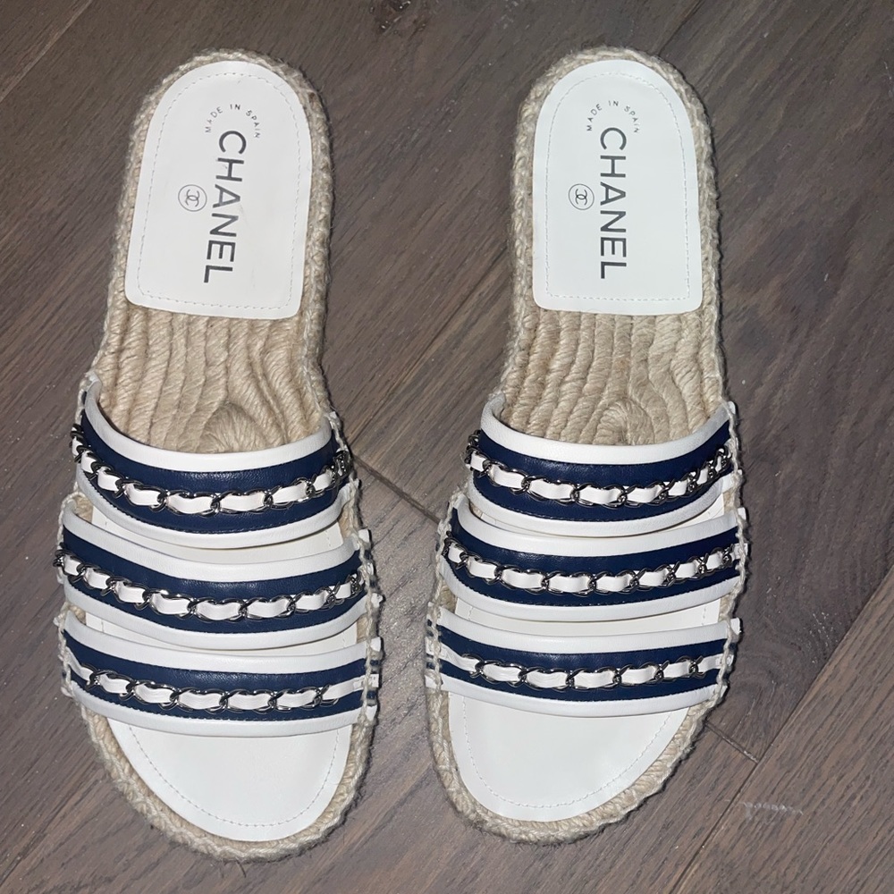 Chanel Leather Espadrilles Brand New 
2020 Collection  Size 40